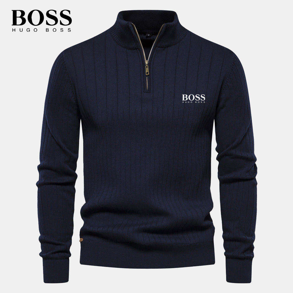 Zip Neck Men's Sweater