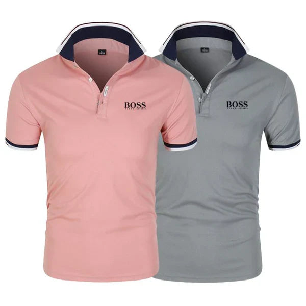 [BUY 1, GET 2] Set with 2 Boss Essential Polo Shirts