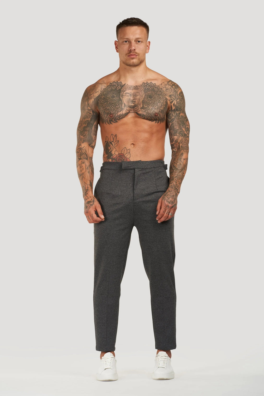 DARK GREY ALESSIO TROUSERS