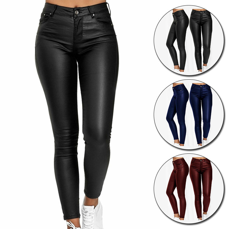 Pantalon Lexi Stretch En Cuir