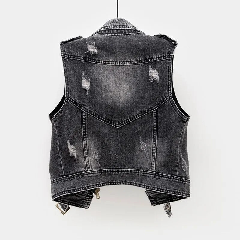 Gilet Batea En Jean Sans Manches