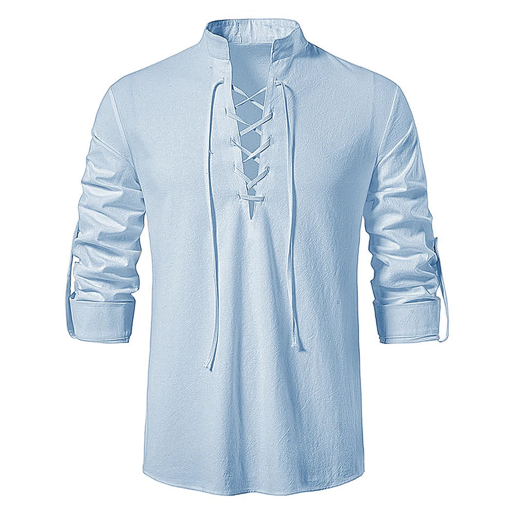 Men's Shirt Made of Woven Linen