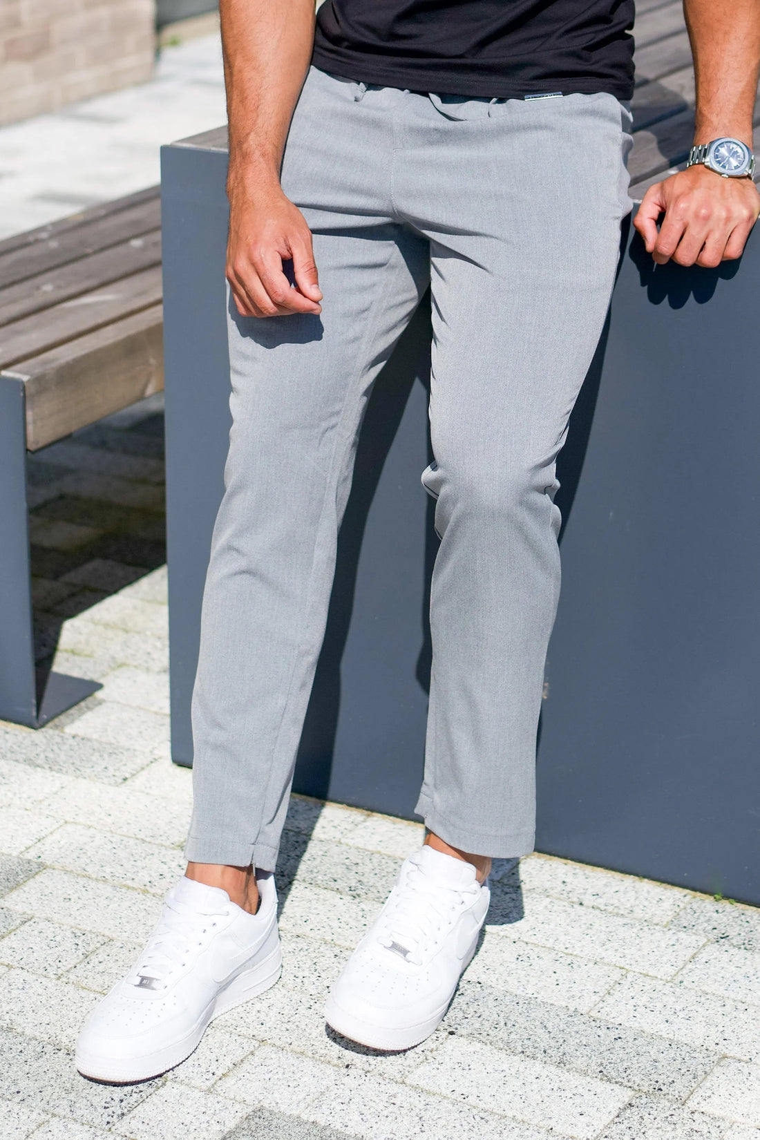 ELIO PANTS - LIGHT GREY